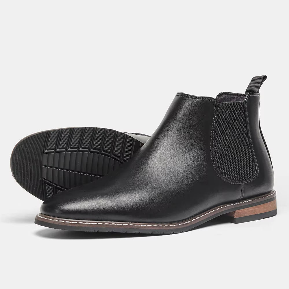 Comfortable Chelsea Boots for Men Fashionable Leather Footwear 2025 Brand Men'S Boots