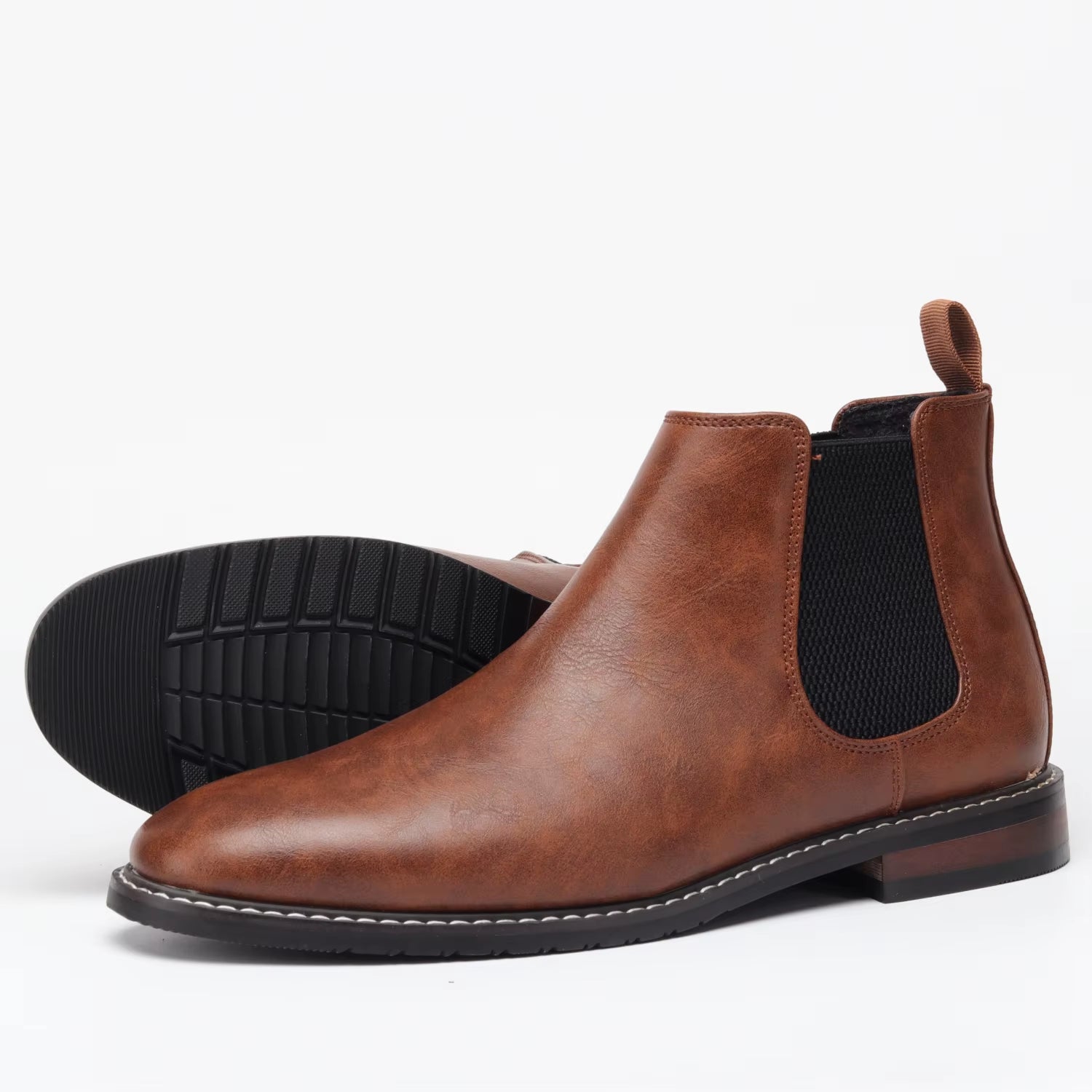 Comfortable Chelsea Boots for Men Fashionable Leather Footwear 2025 Brand Men'S Boots